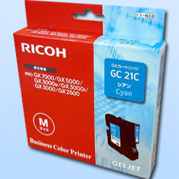 RICOH GELJET GX3000/5000用 GC21C シアン