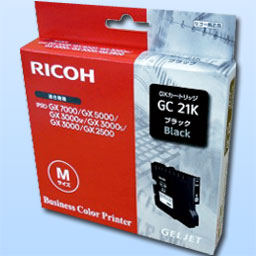 RICOH GELJET GX3000/5000用 GC21K 黒
