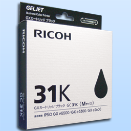 RICOH GXカートリッジGC31K(ブラック)Mサイズ｜メディカル用品.com【中央メディカルシステム株式会社】